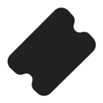 Ticket Diagonal SVG Icon